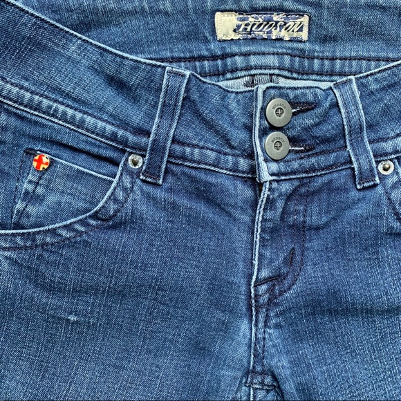 Hudson Slim Bootcut Flare Med Dark Wash GLO 32” - Picture 7 of 12